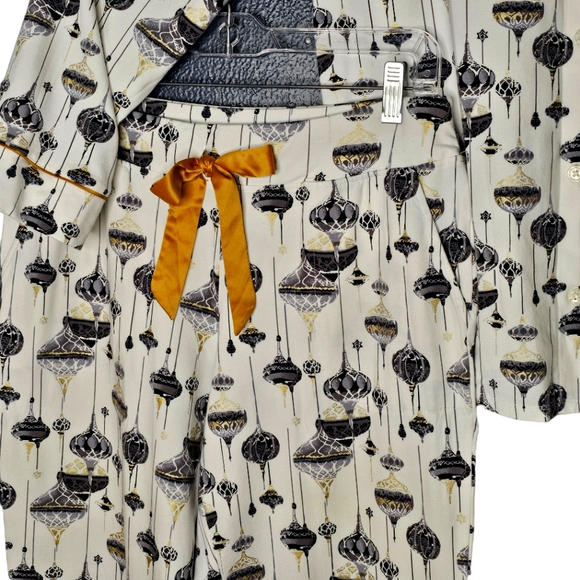 NWOT Soma Christmas Ornament Pajama Pants Set M/L - Picture 6 of 16